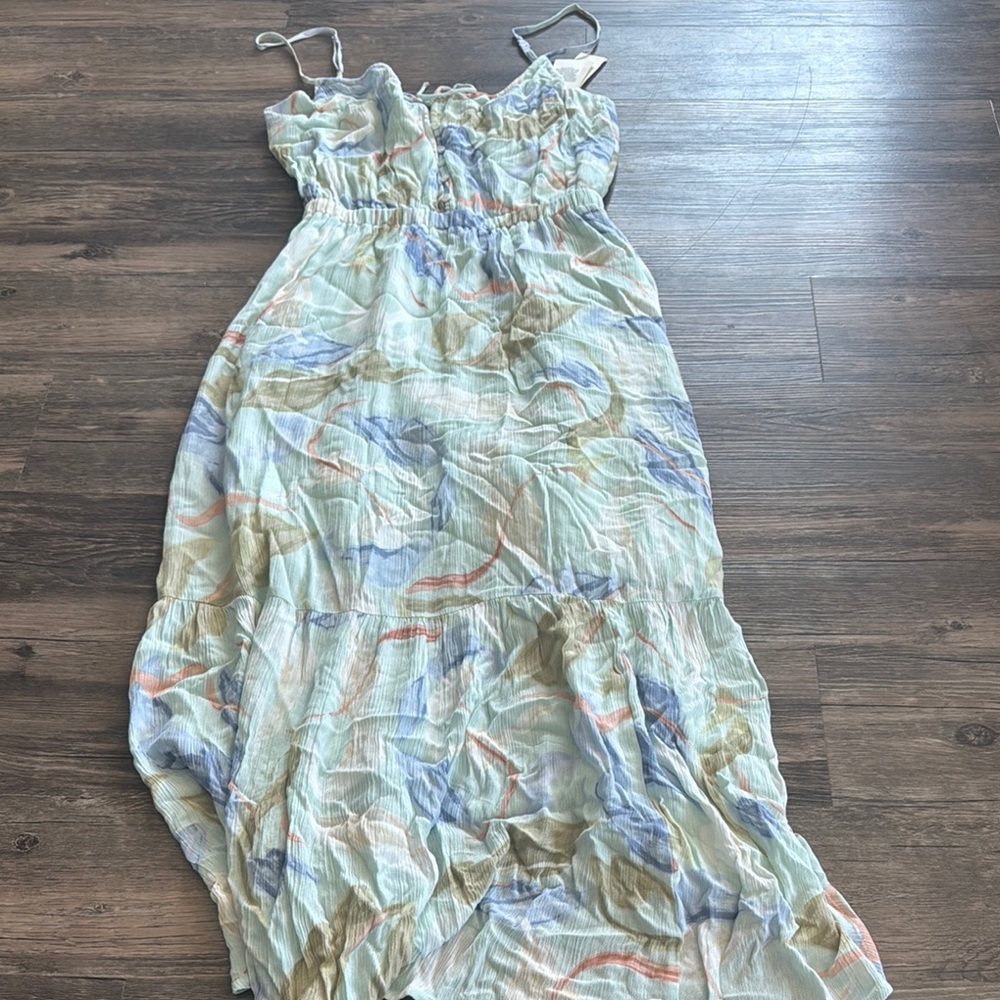 Elegant Multicolor Maxi Dress from Abercrombie